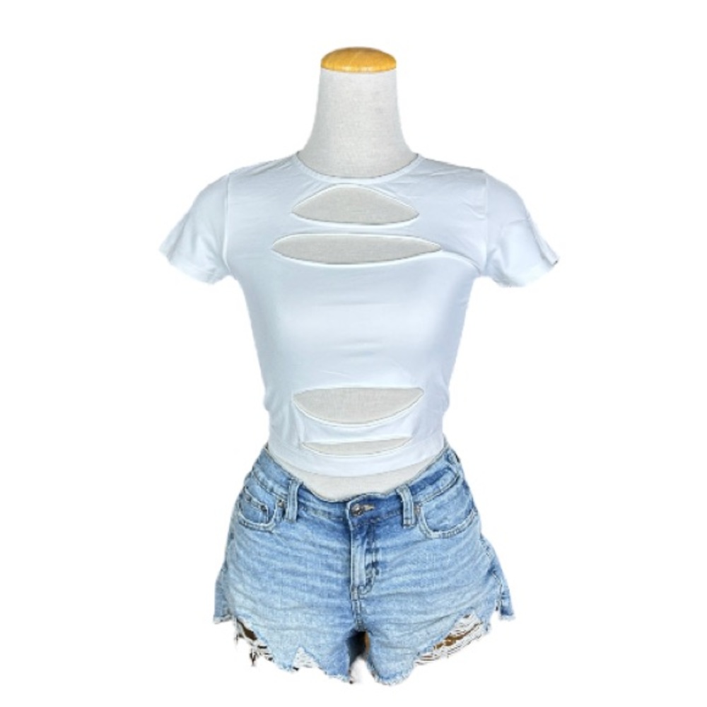 NWT GARAGE seamless cut out tee | size M